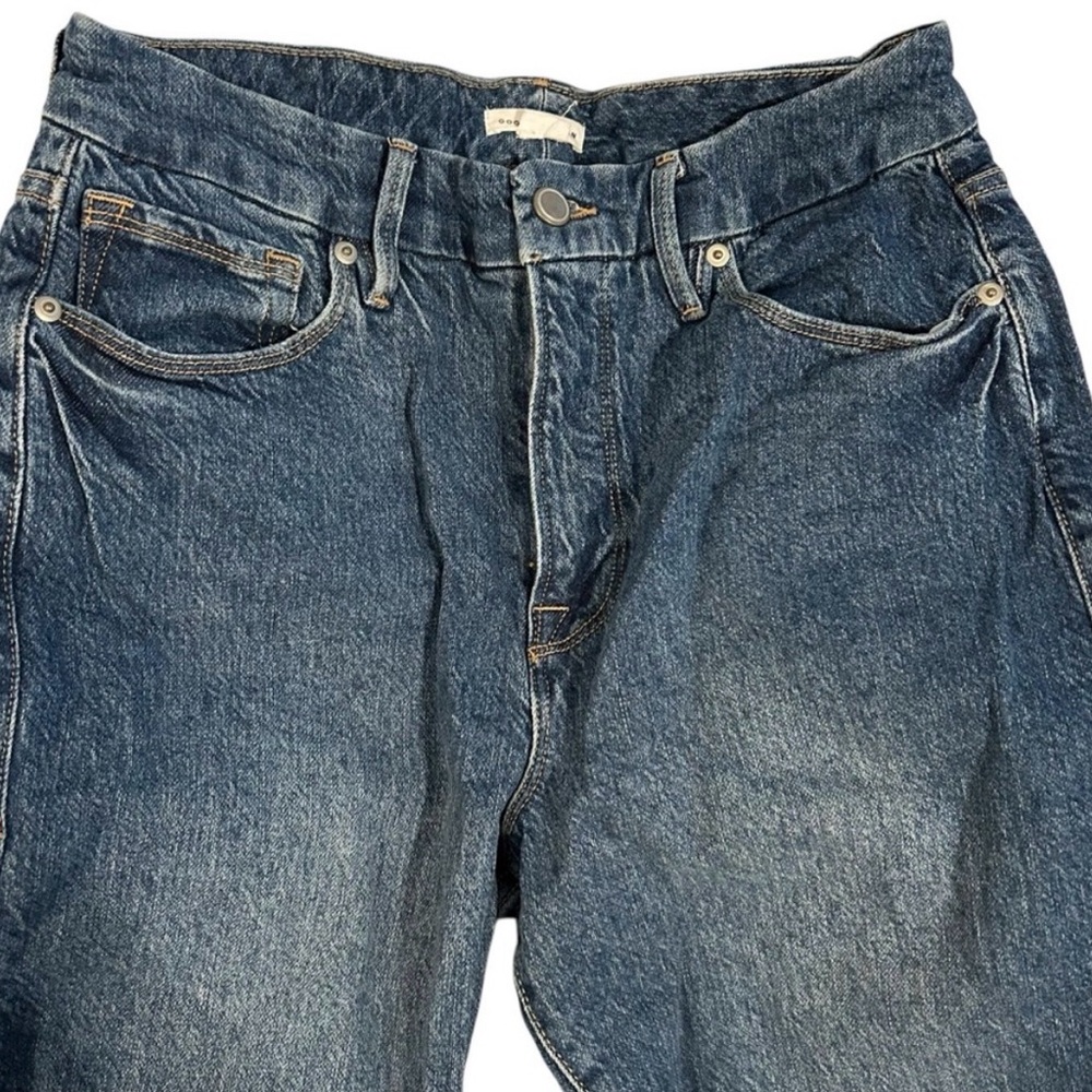 High Rise Blue Denim Jeans